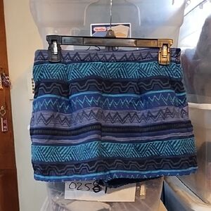 Forever 21 Blue and Black Patterned Shorts